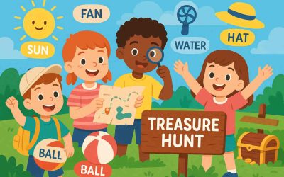 Treasure Hunt de Verano en Inglés para Niños (Starters/Movers) – ¡Aprender jugando nunca fue tan divertido!