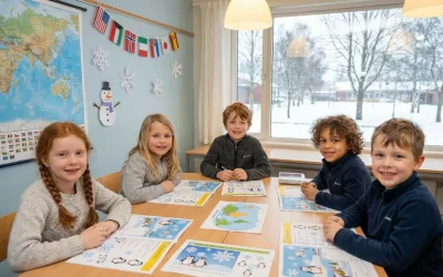 Winter Around the World: proyecto de invierno en inglés para tus peques