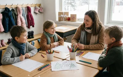 🎒 Winter Back to School – Recurso A1 para retomar las clases tras las vacaciones