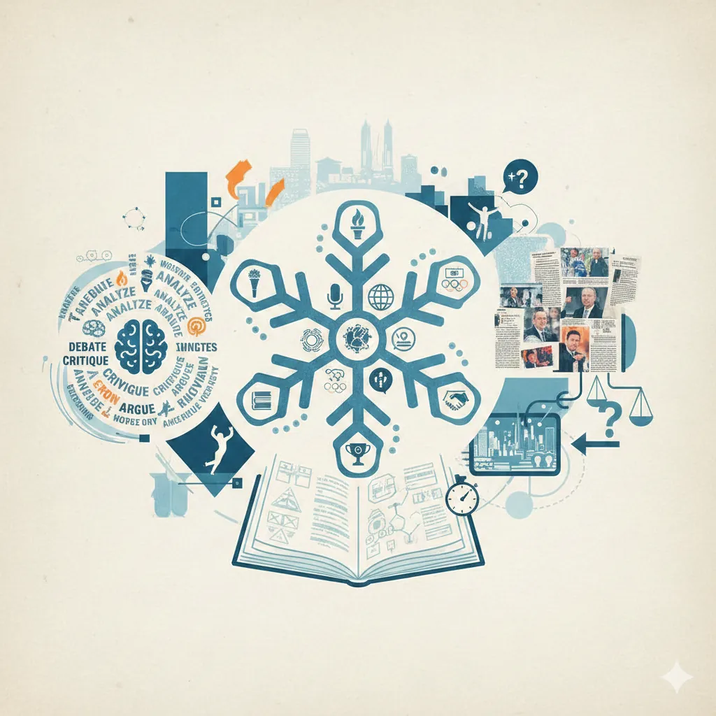 Mesa de trabajo con estudiantes preparando examen Cambridge C1 C2 utilizando material sobre Juegos Olímpicos de Invierno. Mesa de trabajo con estudiantes preparando examen Cambridge C1 C2 utilizando material sobre Juegos Olímpicos de Invierno.