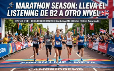 🏃♂️ Marathon Season: lleva el Listening de B2 a otro nivel 🇬🇧