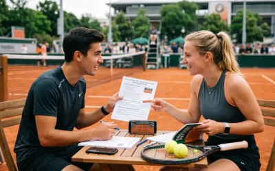 Aprende inglés con tenis: recurso B1 (PET) basado en Roland Garros