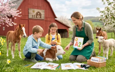🌼 Spring on the Farm: recurso KET/Flyers para aprender inglés de forma natural